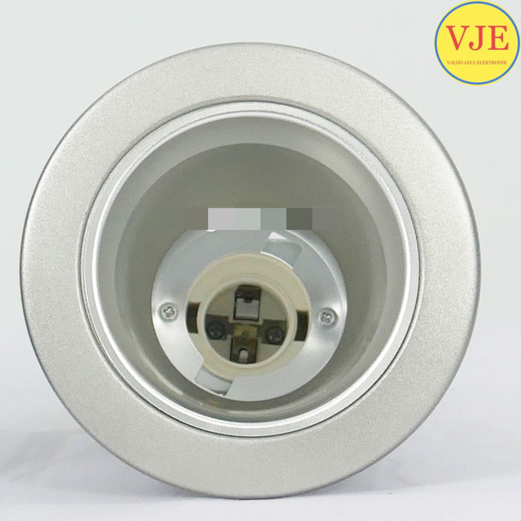 PANASONIC DOWNLIGHT RUMAH LAMPU 3'' SILVER FITING E27 NLP 72250 - 131