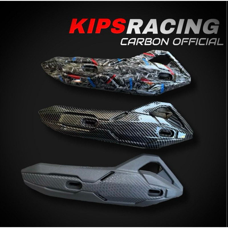 TUTUP KNALPOT BEAT AIRBLADE CARBON DAN FORGED UNIVERSAL BEAT TAMENG CARBON▪️tutup knalpot airblade b