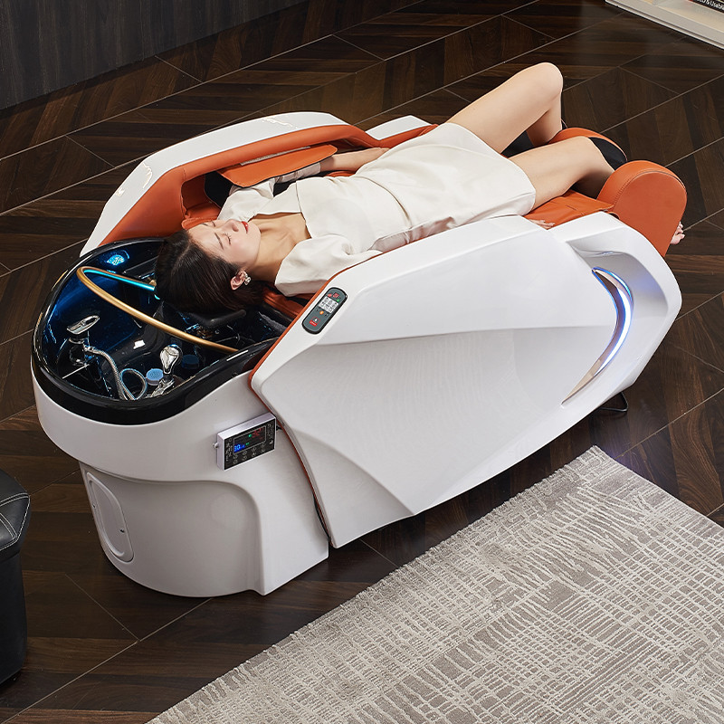 

Electric massage shampoo bed barber shop hair salon dedicated to the head treatment fumigation flushing bed automatic