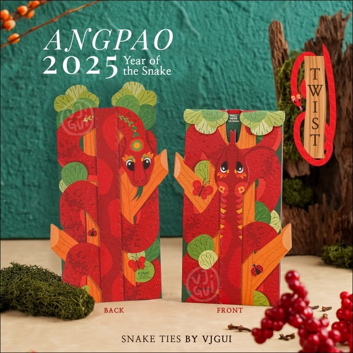 

Angpao Imlek 2025 Snake Angpau Ular Amplop CNY Sincia - TWIST PIR