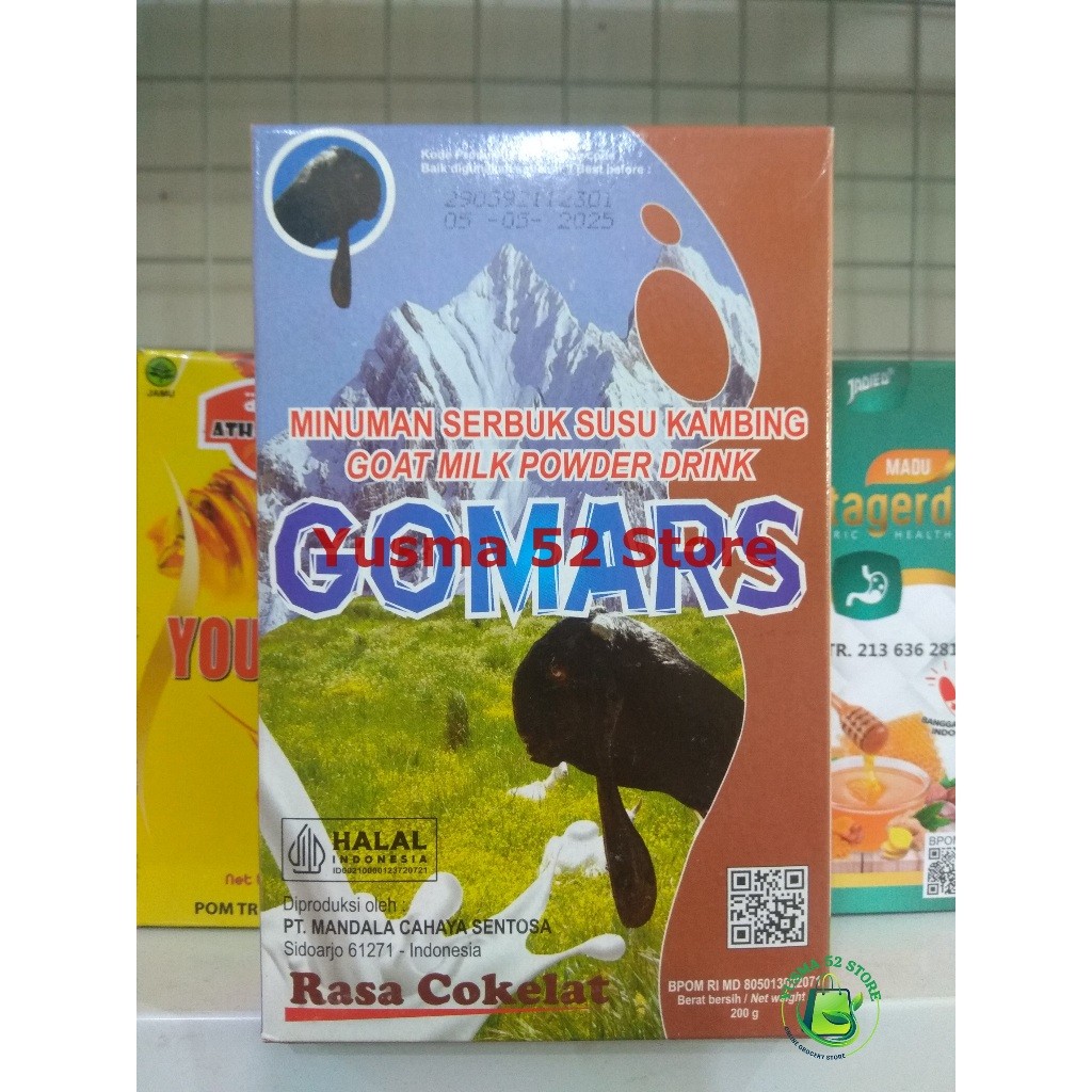 

Susu Kambing Etawa Ettawa Gomars Coklat 200 gram