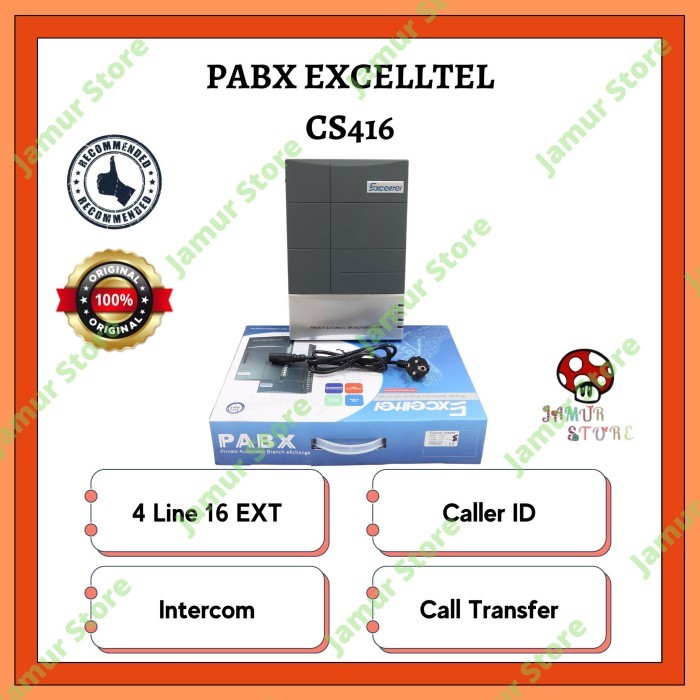 Telephone System PABX wireless PABX Excelltel CS+416 4 line 16 ext