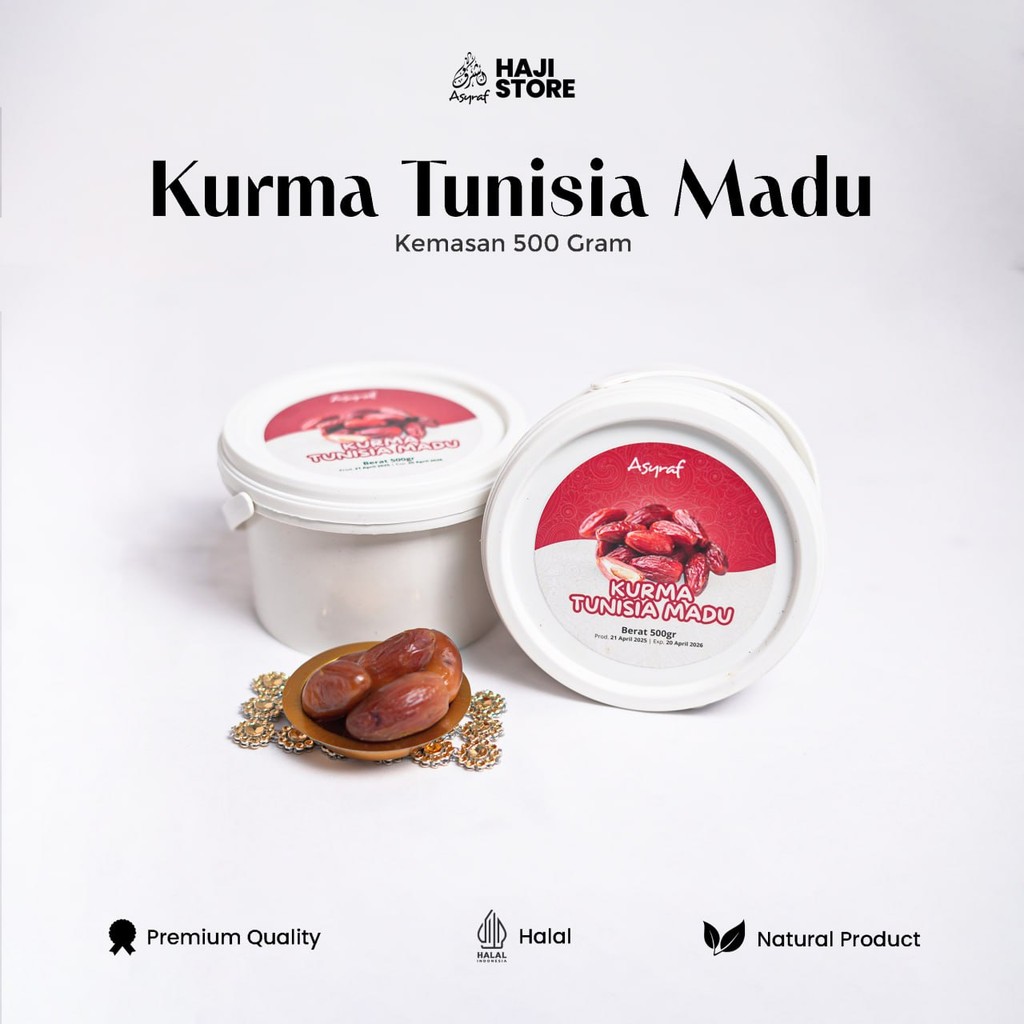 

Kurma Tunisia Madu 500gr Asyraf Kurma Tunisia Premium Original