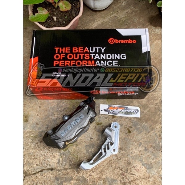 KALIPER BREMBO M432 ATAU K50 ATO M50 KALIPER BREMBO MONOBLOK IMPORT 4PISTON PICT 100