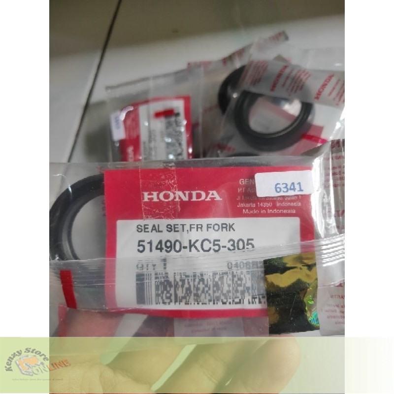 ORIGINAL SEAL SIL SHOCK DEPAN TIGER, MEGAPRO, GL PRO NEOTECH/MAX ORIGINAL AHM