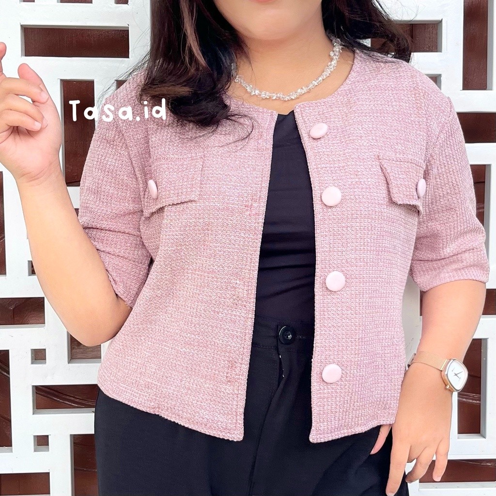 DHOLISHOP.ID Blazer Rajut Korea Style | Tasa.id