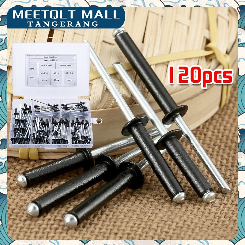 Blind Rivet M2 M3 M4/Paku Rivet Hitam/Paku Ripet/Paku Rivet Rivetti