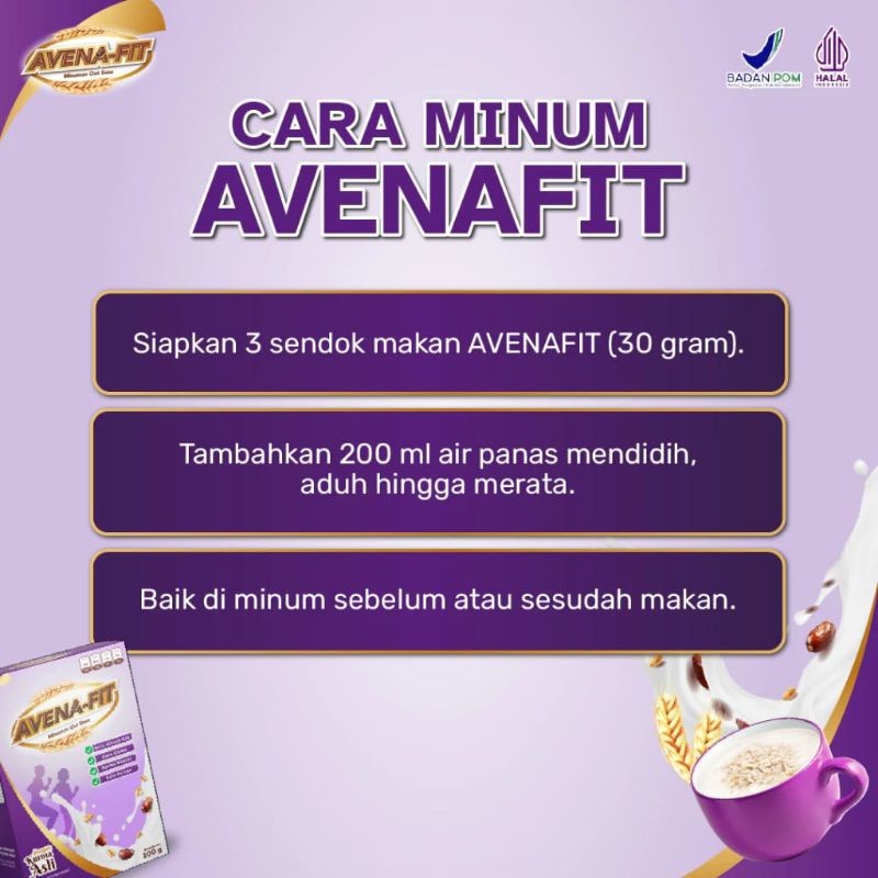 

AVENA FIT - Solusi Nutrisi Protein Tinggi Yang Efektif Menurunkan Kolesterol & Kesehatan Optimal