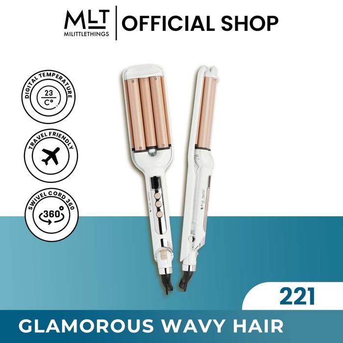 Milittle Things 221 Glamorous Wavy Hair - Catokan Pelurus Rambut - Milittle Things 221 Glamorous Wav