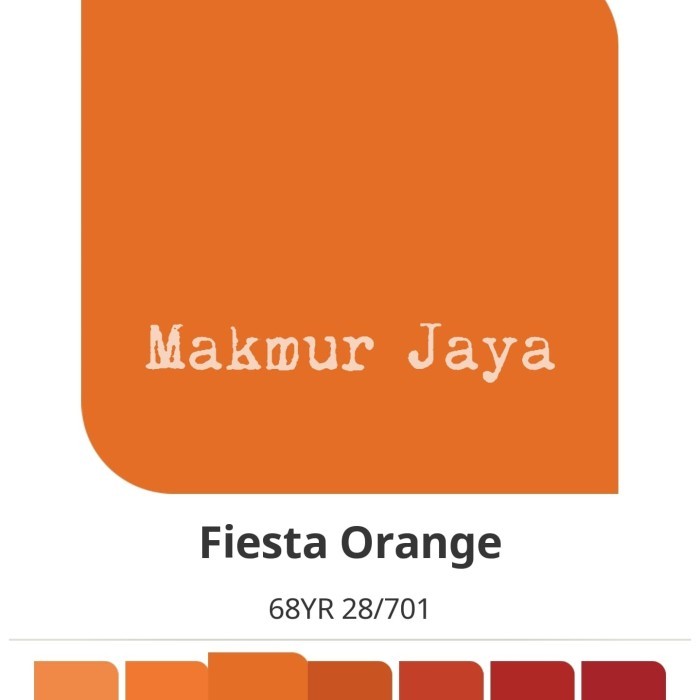 Dulux EasyClean Fiesta Orange Cat Tembok Interior Anti Noda