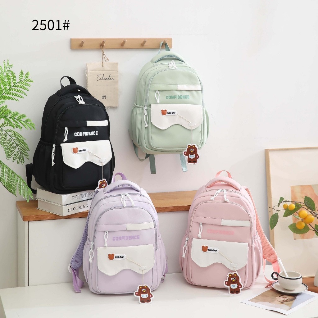 Tas Punggung 2501 Kulit Leather Wanita Ransel