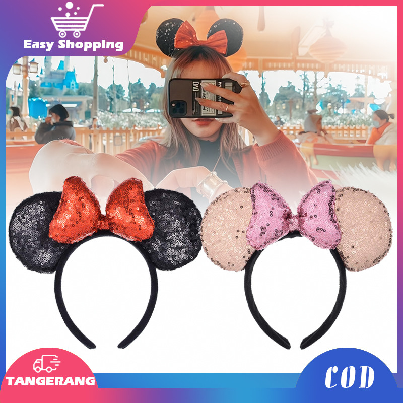 Bando Mickey Mouse Bando Kartun Bando Disney Glitter