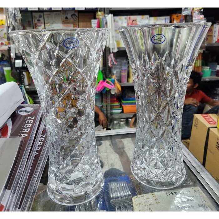 FORMIA VASE / VAS / POT BUNGA KRISTAL KACA 30 CM /  30CM