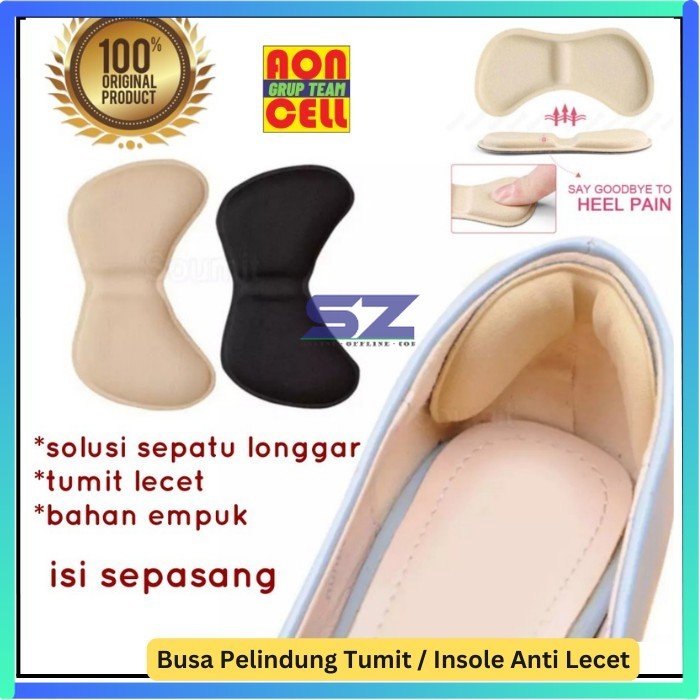 Bantalan Busa Pelindung Tumit Sepatu / Insole Anti Lecet