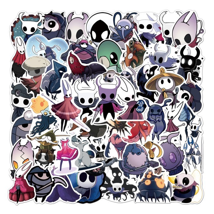 

sticker luggage waterproof 50 pcs hollow knight