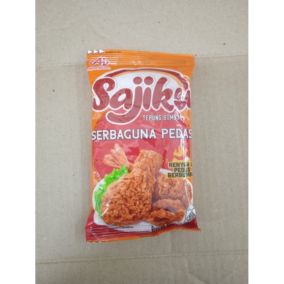 

Sajiku Tepung Bumbu Serbaguna Pedas 70gram