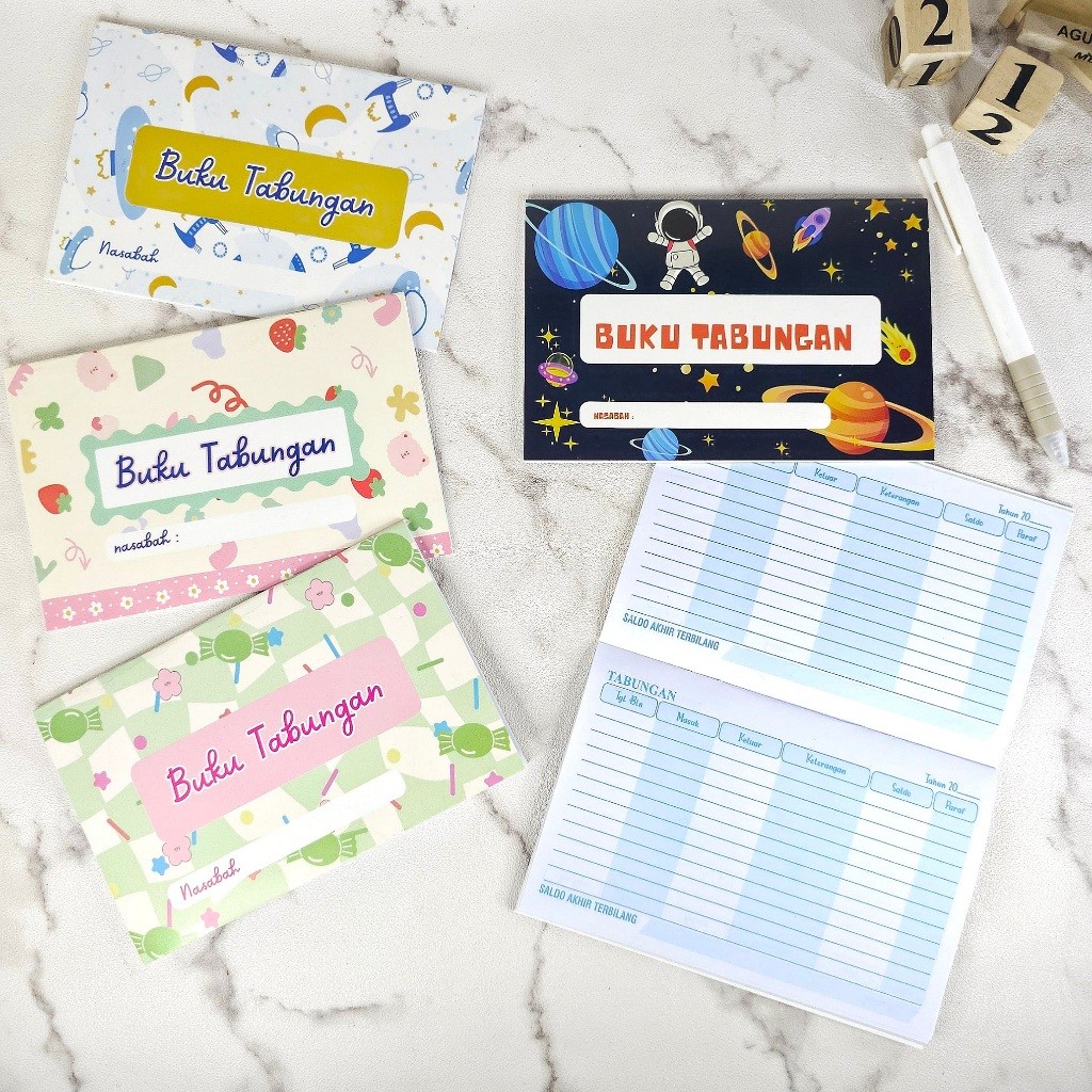 

Buku Catatan Tabungan Anak Sekolah TK/ SD / SMP / SMA