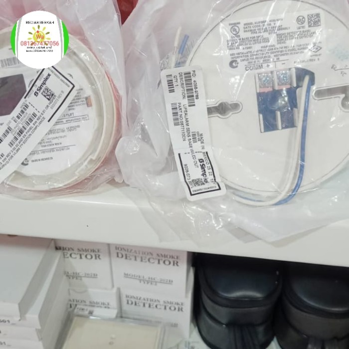 smoke detector simplex 4098 9714 base