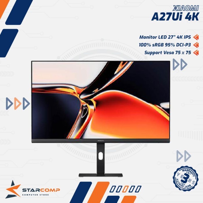 Xiaomi 4K Monitor A27Ui 27" 4K 60Hz UHD IPS HDMI Monitor LED
