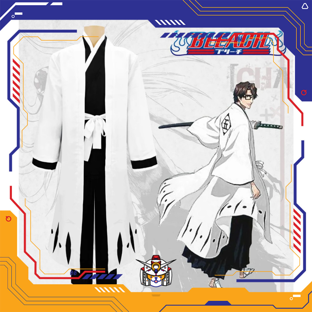 PROMOFEST 【QTakasi】Aizen bleach cosplay costume yukata hakama
