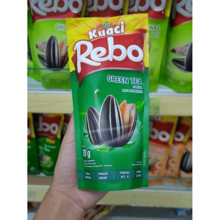 

Kuaci Rebo Greentea 70gram