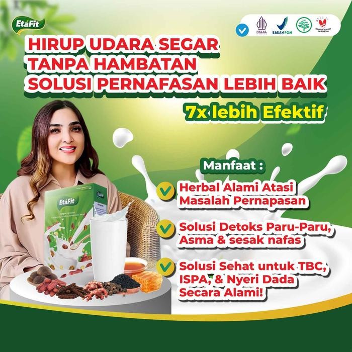 

[[PROMO]]BEST SELLER ETAFIT - Solusi Mengatasi Masalah Pernafasan - Susu Kambing Etawa Asli 100% Murni Original Bubuk Milk Bahan Dairy Herbal - PAKET 4 BOX