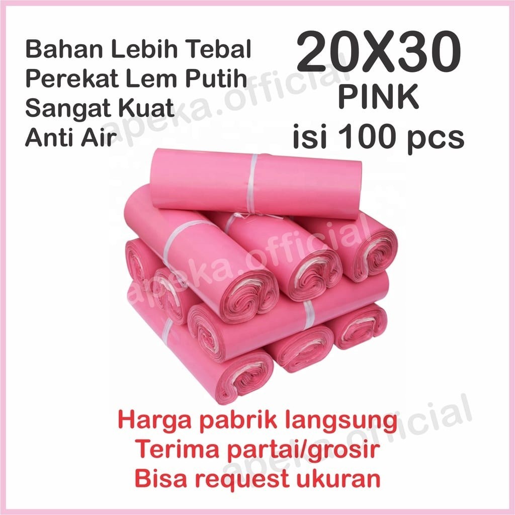 

MAA PLASTIK POLYMAILER POLYMER POLIMER PACKINGAN ONLINE SHOPE AMPLOP PLASTIK UK 20X30CM