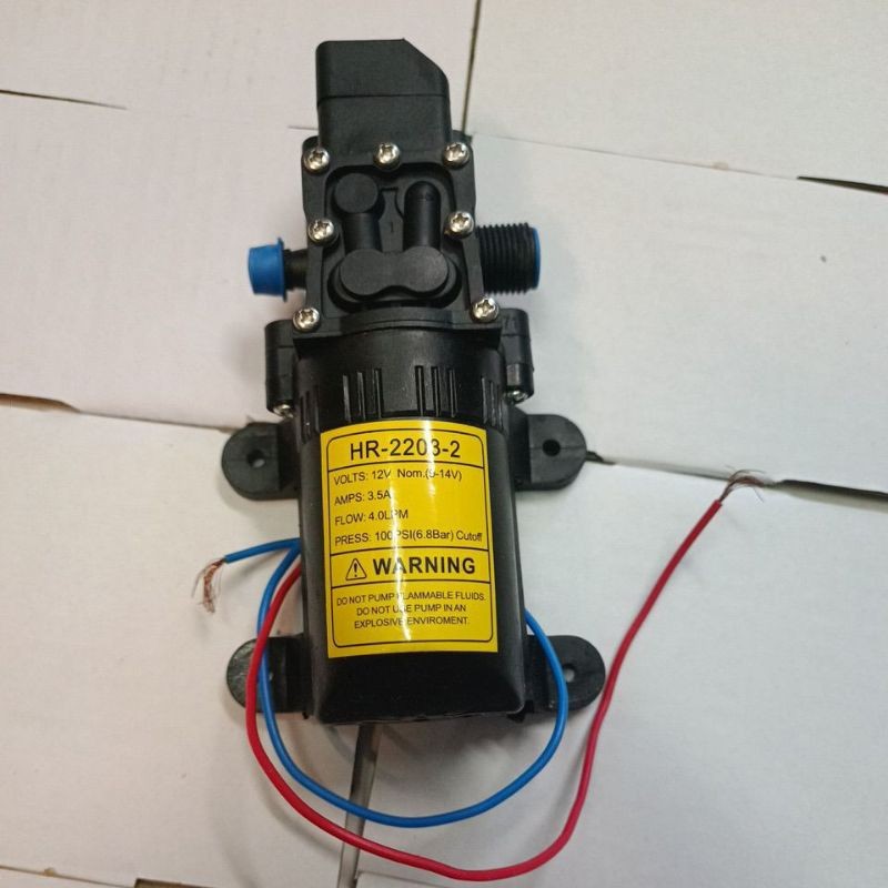 Pompa Air DC 12V /Pompa Cuci Motor/ Dinamo Pump Sprayer Soket Drat 110 PSI