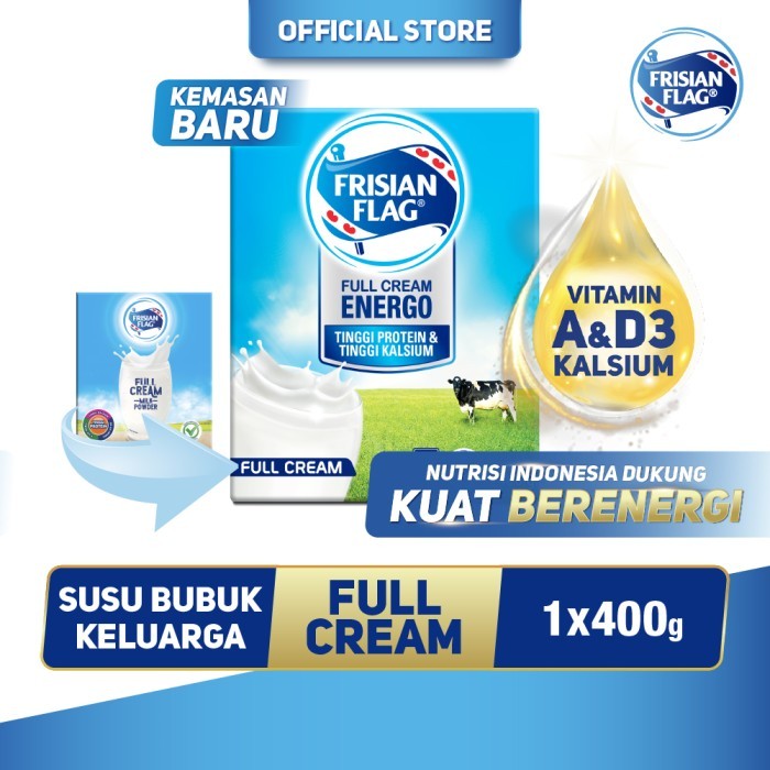 

Frisian Flag Full Cream Energo Susu Bubuk 400g