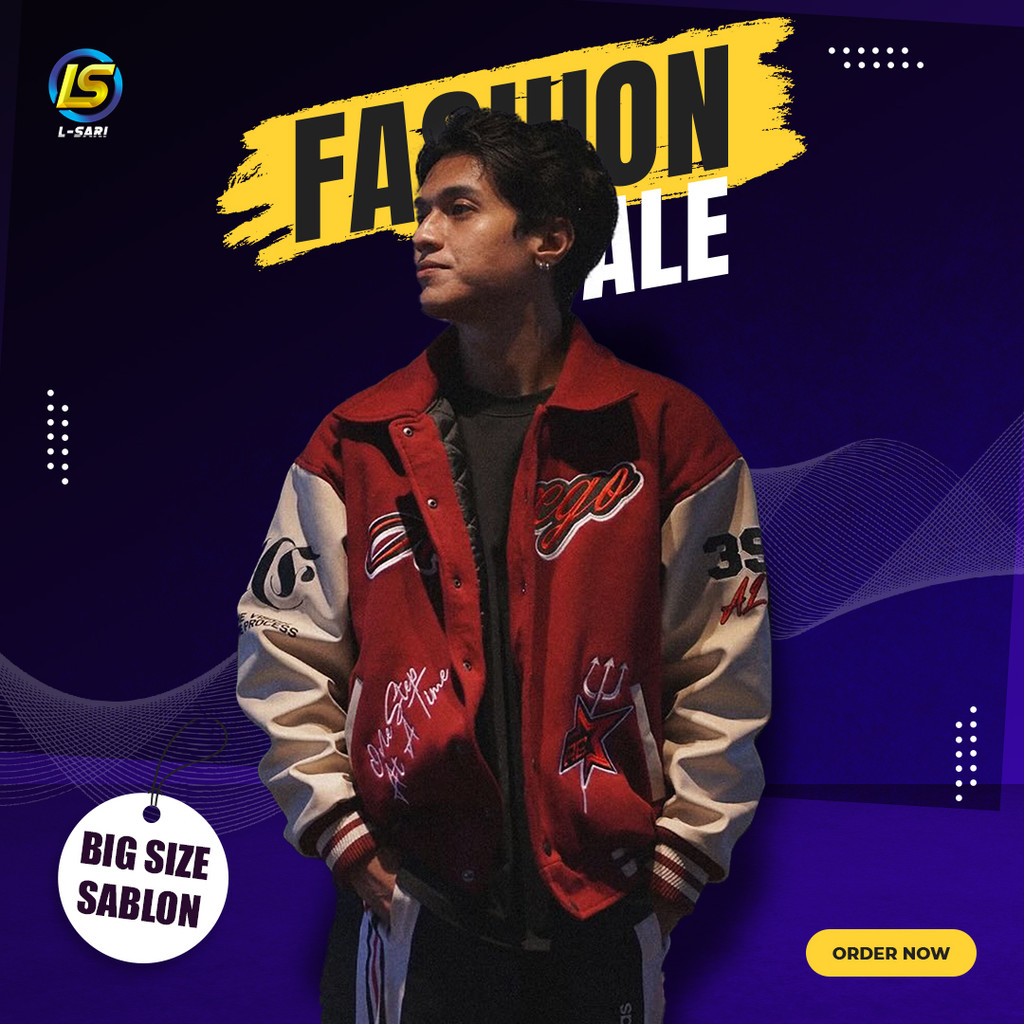 JAKET ALTER EGO LEGACY LEATHER WOOL VARSITY 2025 ECHO ONIC EVOS OVER SIZE S M L XL 2XL 3XL JAKET ALT