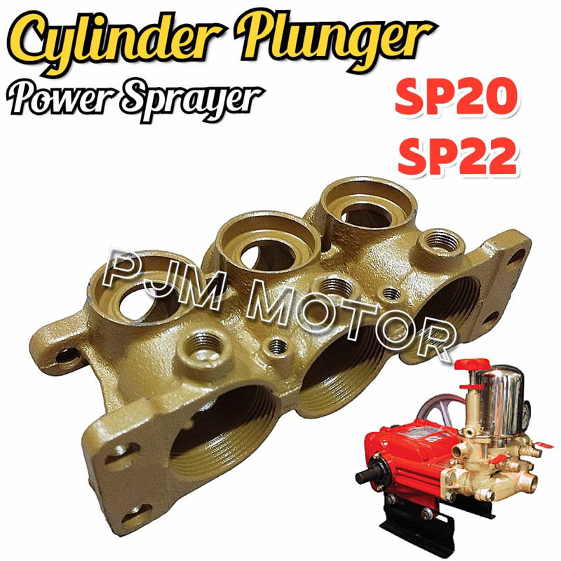 

Sp22 Cylinder plunger Rumah dudukan piston panjang mesin power sprayer pompa steam sp20 ps22 Ps20 22cc 20cc amplas