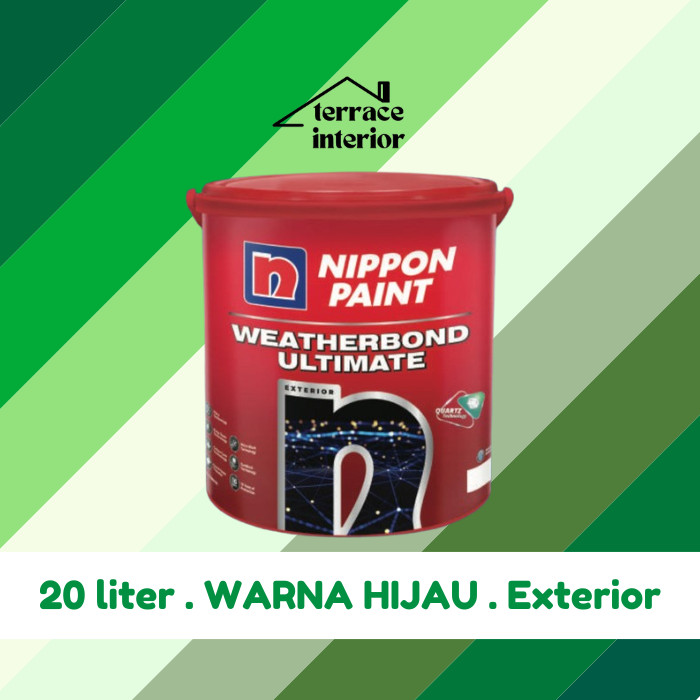 Cat Tembok Nippon Paint Ultimate Warna Hijau 20 L