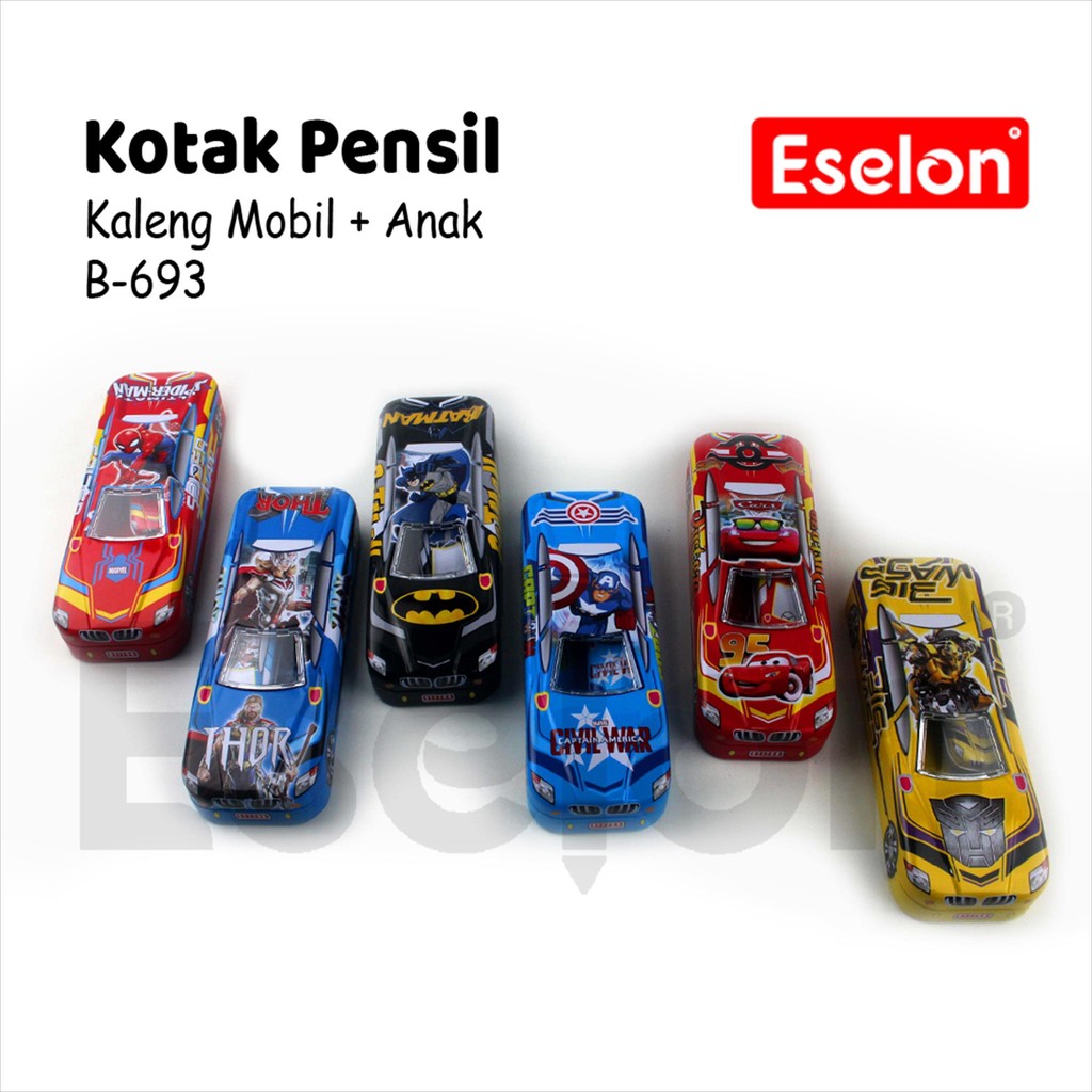 

Kotak Pensil Kaleng 2in1 Mobil B-693 /Tempat Pensil Kaleng Mobil+ Anak