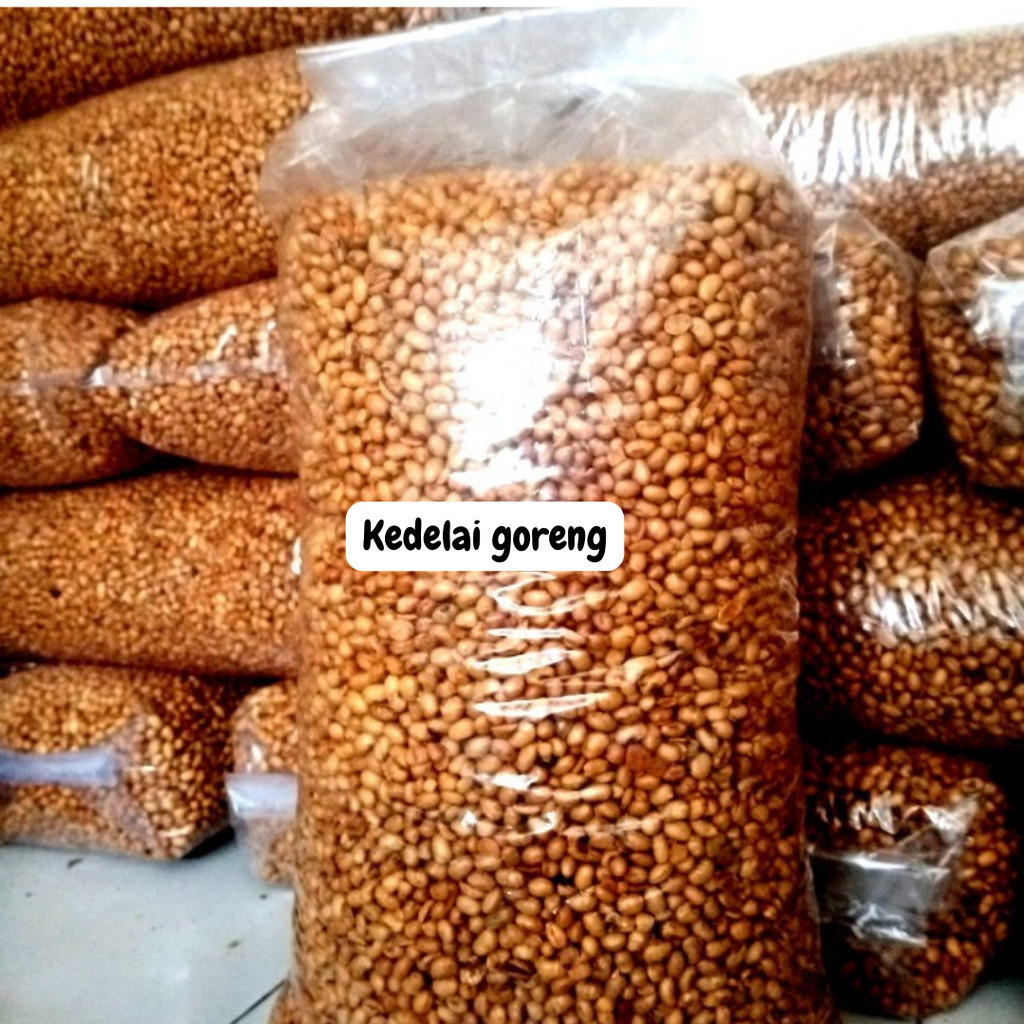 

COD kacang dele Kedelai Goreng 1 Kg Gurih Asin kedelai goreng 1kg kedelai goreng