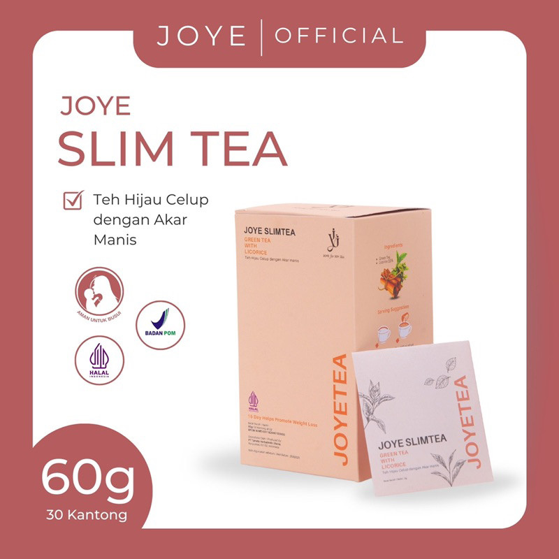 

(Ready) Joye Slim Tea Green Tea Licorice Pelangsing