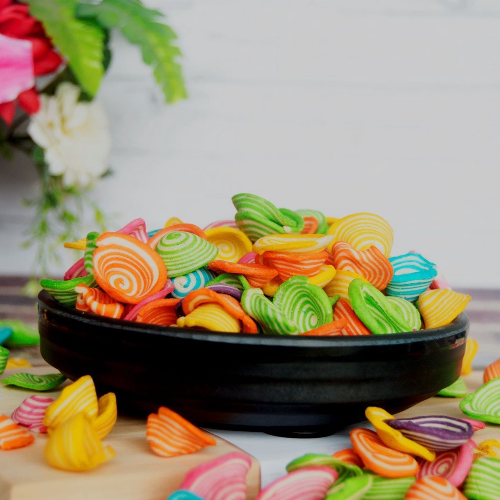 

Kuping Gajah Premium Warna Warni 1Kg 500Gr 250Gr Cemilan Jajanan Grosir Snack Kiloan Surabaya