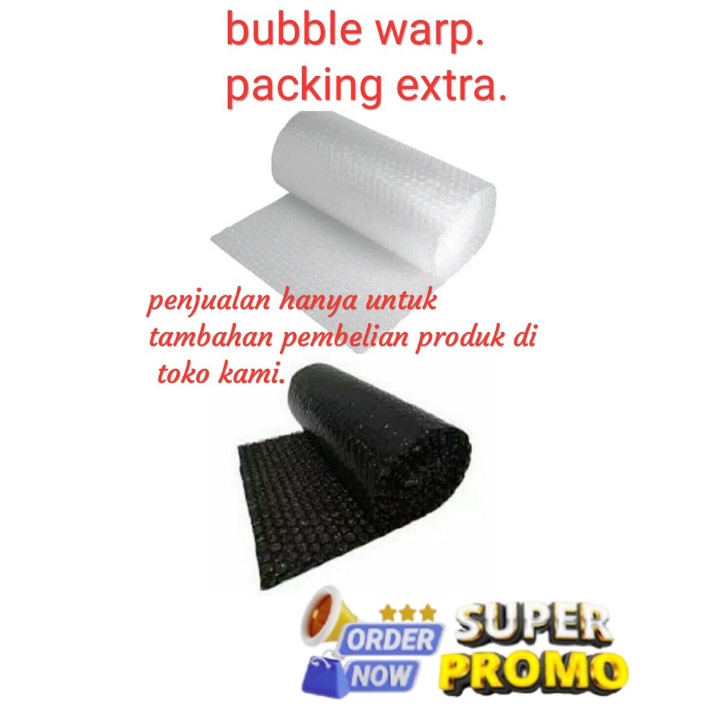 

Bisa Cod Extra Bubble Wrap Untuk Pelindung Tambahan Packaging Pengaman Paket