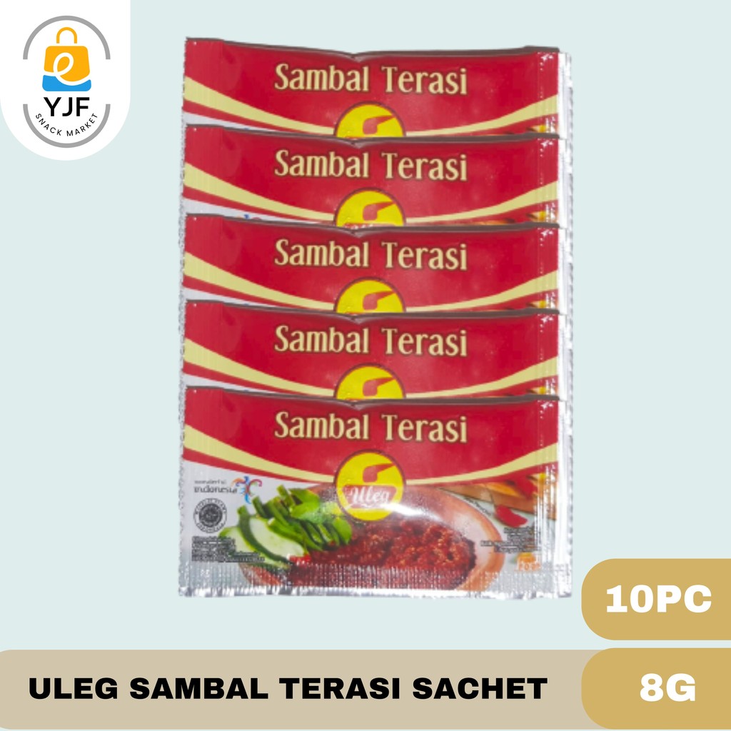 

Uleg Sambal Terasi Sachet 8g 10 Pcs Kemasan Kecil