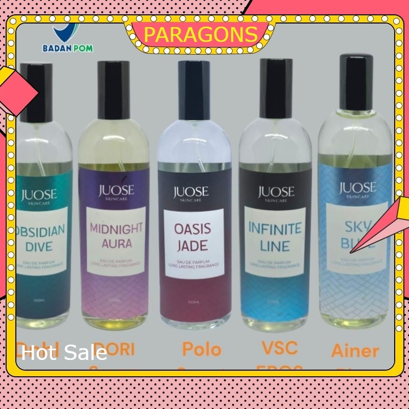 PARAGONS x Juose Skincare Parfum Pria Juose EDP MW Men Series Eau De Parfum Tahan Lama 100Ml
