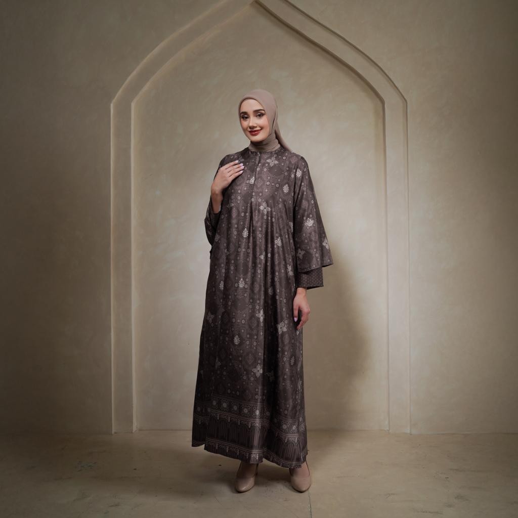 [MINOR] ZM Zaskia Mecca - Lasya Gamis Dress Wanita  - Teman Serumpun - Edisi Laos