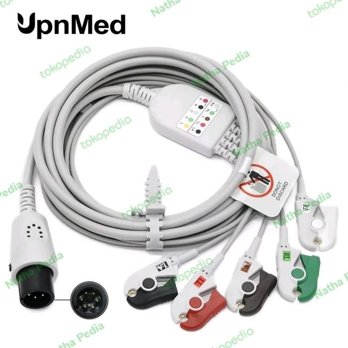 Kabel ECG 6 Pin untuk Pasien Monitor
