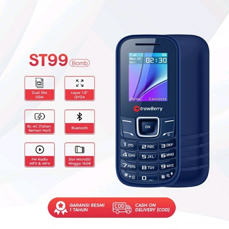 HP STRAWBERRY St99 BOMB DUAL SIM TERBARU