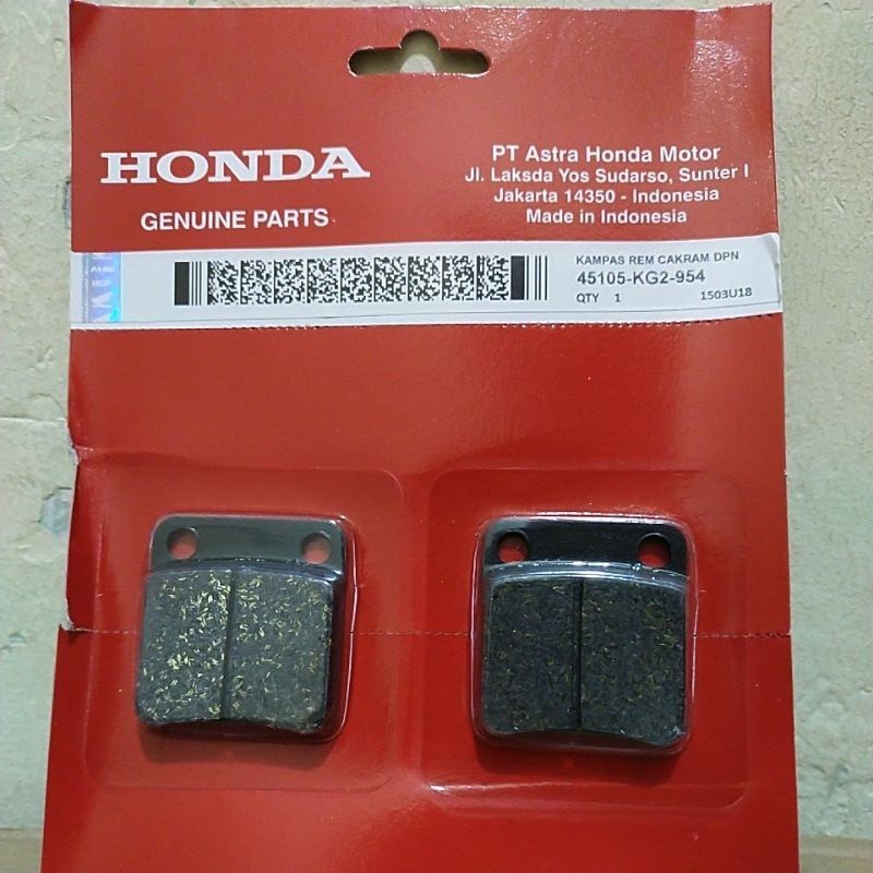Kampas Rem Depan Gl Pro Discpad Rem Depan Gl Pro