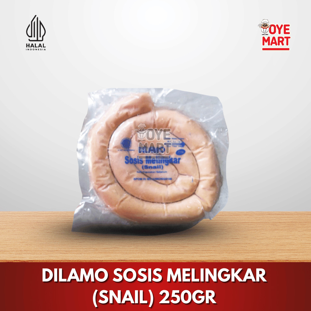 

DILAMO SOSIS MELINGKAR (SNAIL) 250GR / SAUSAGE