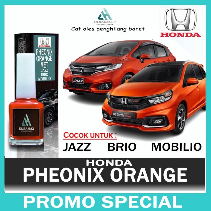 HONDA PHOENIX ORANGE METALLIC CAT OLES PENGHILANG BARET MOBIL JAZZ - BRIO TERLARIS