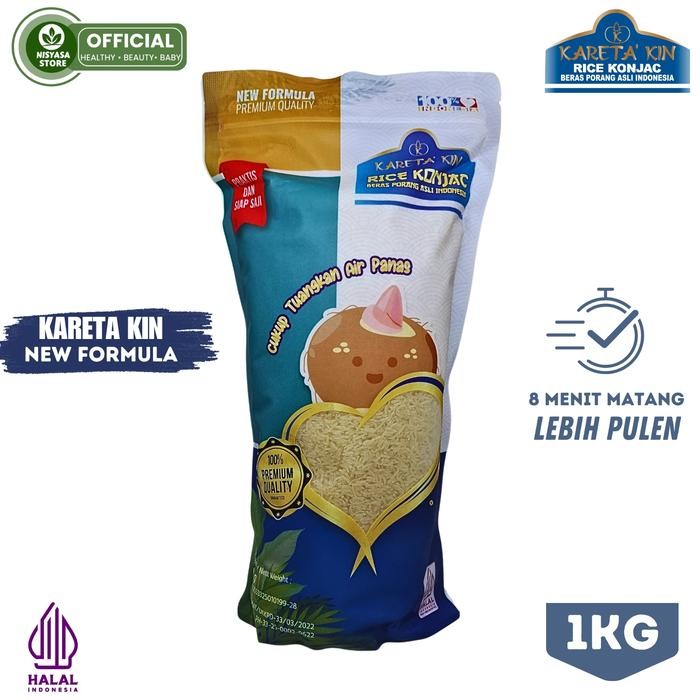 

Kareta Kin New Formula 1Kg Beras Porang Konjac Rice