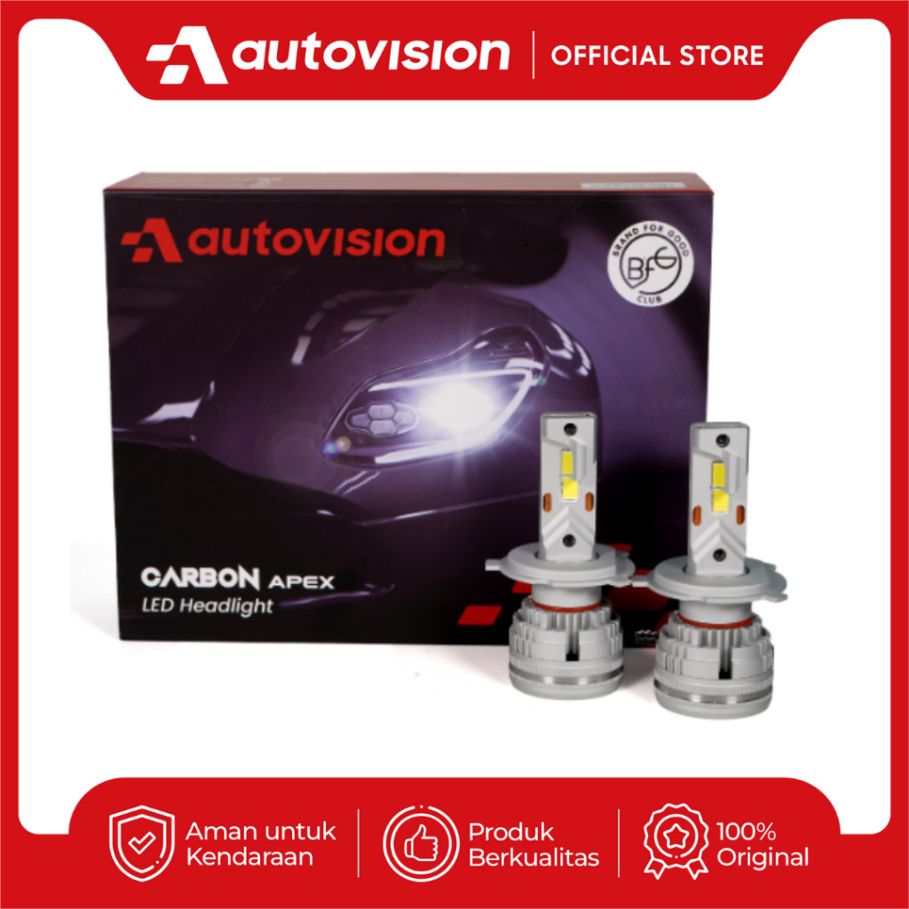 Headlamp LED Carbon Apex 9-30V 85W 5700K Advanced CSP