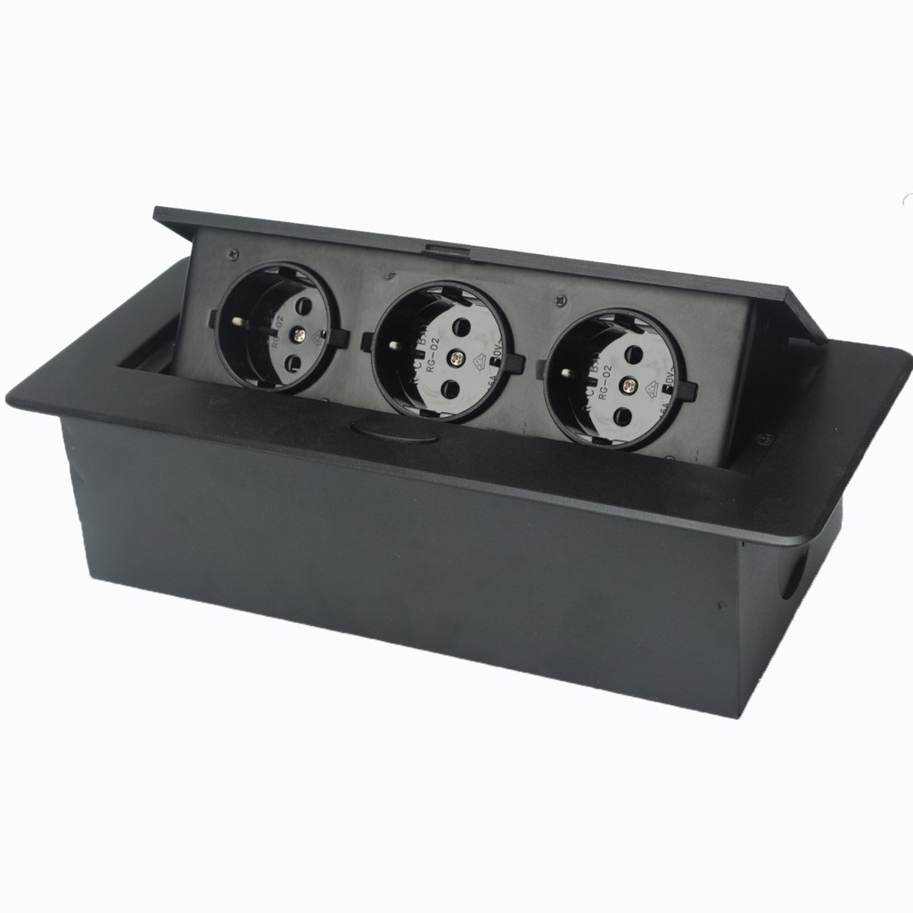 Stop Kontak Tanam Meja 3lubang Desktop SM1