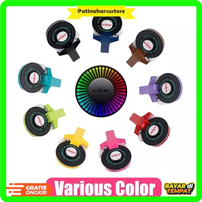 

Label Maker Emboss 3D Stiker Serbaguna Label DIY Print Manual - LME101, Cream