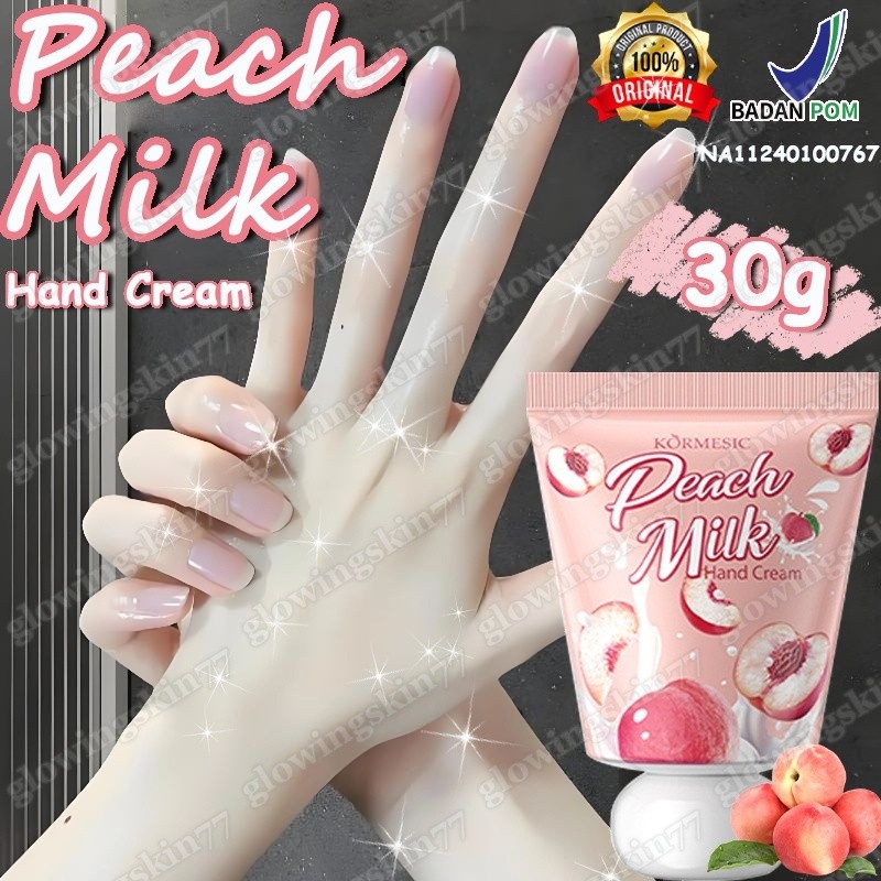 Peach Milk Hand Cream-Handbody Pemutih Kulit Hand Cream Tangan Kering Krim Pemutih Tangan-Hand Cream